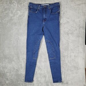 Vintage Steeds Riding Wear Jeans Women 36x32 Equestrian Horse Blue Denim